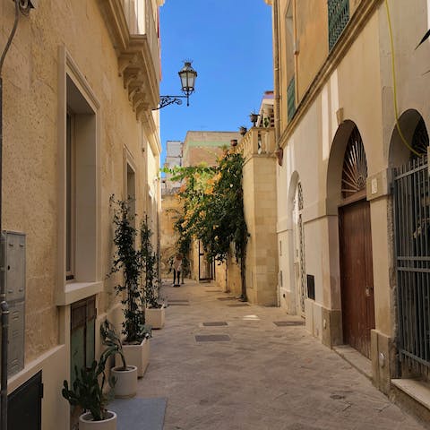 Drive just seven kilometres to the charming city of Lecce