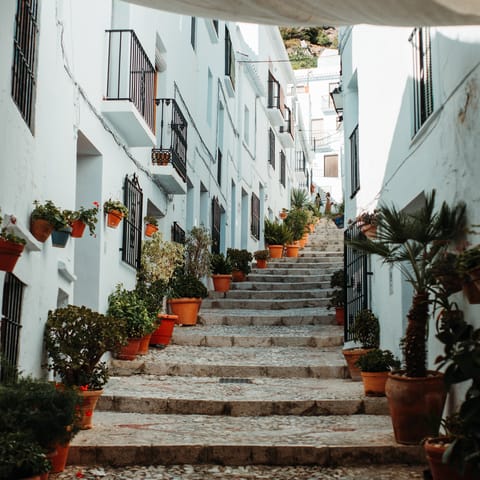 Explore Frigiliana voted 'the prettiest village in Andalucia'– only 7km away