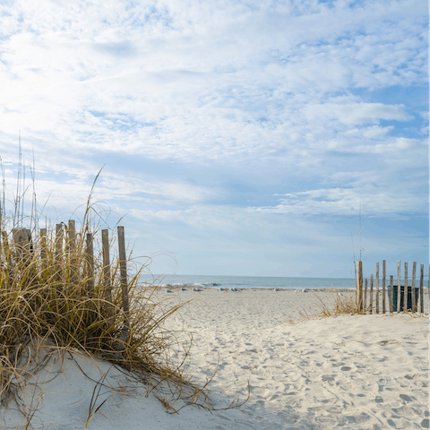 Cycle to Hilton Head Beach from home