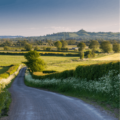 Put on your walking shoes and go rambling in the surrounding Somerset countryside