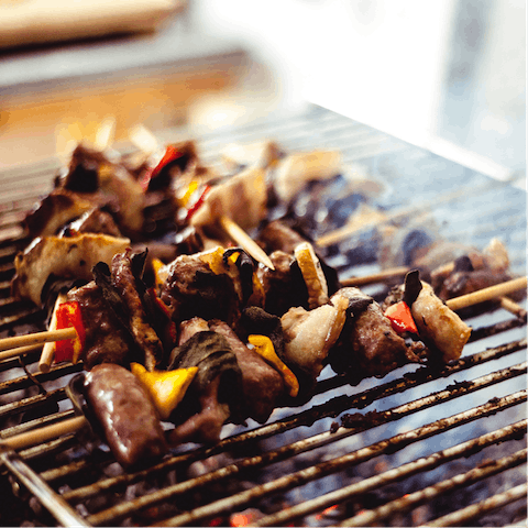 Grill up some fresh fish on the barbecue, depending on the catch of the day