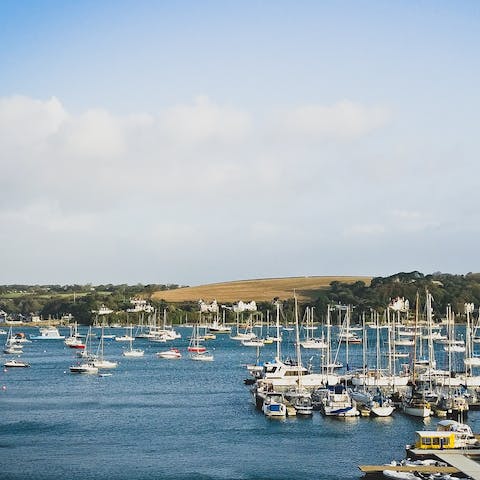 Hop in the car and head for a day trip to Falmouth, fifteen minutes away