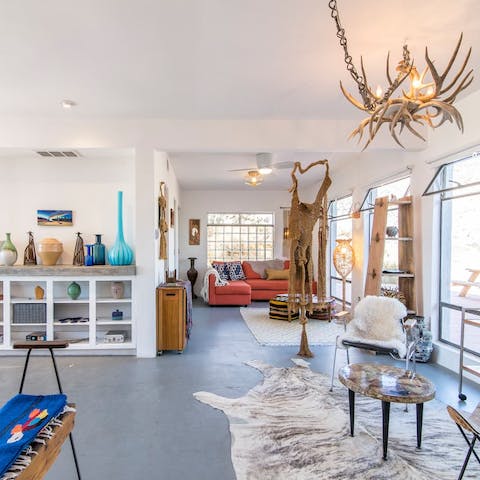 Unleash your creativity in this light-filled, artsy space
