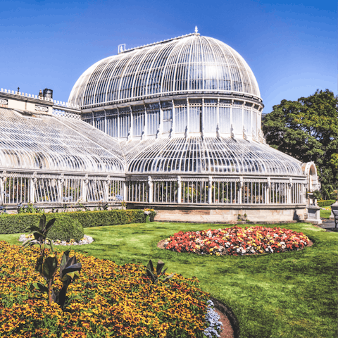 Stroll over the botanic gardens in the Queens Quarter in just over twenty minutes