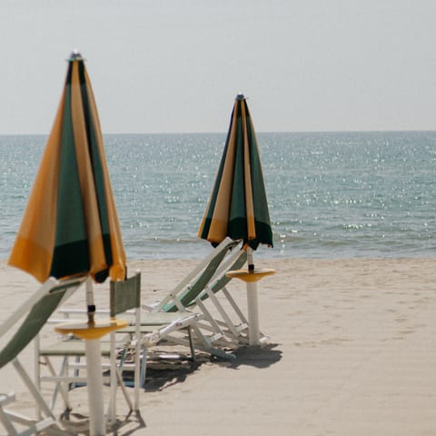 Pack a beach bag and stroll down to the seafront in Viareggio