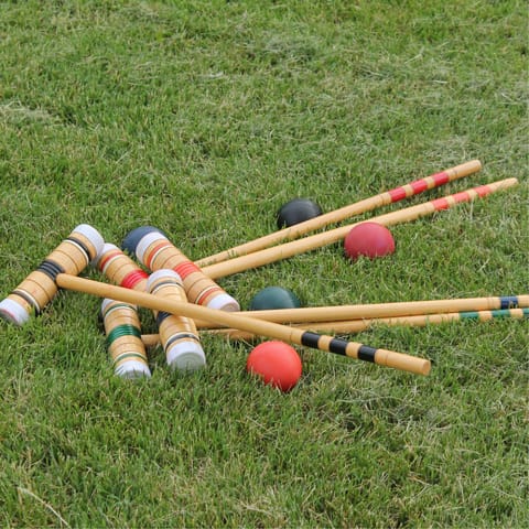 Play a game of croquet on summer afternoons