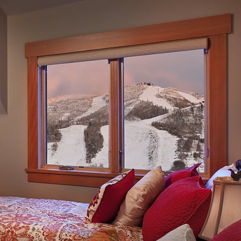 Beautiful bedroom views