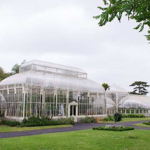 Wander through the Botanical Gardens, less than a half-hour walk from home