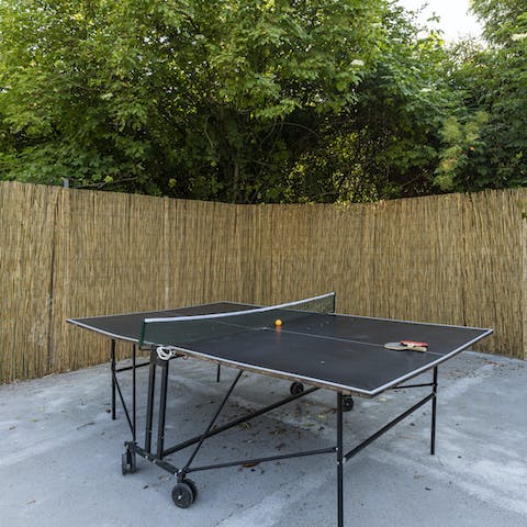 Get competitive on the ping-pong table or try your hand at pool instead