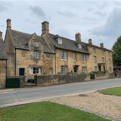 Walk across the fields to visit nearby Chipping Campden