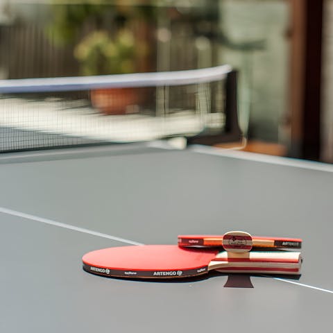 Play a game of table tennis after a round on the resort's golf course