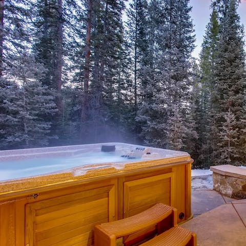 Rest up in your private hot tub