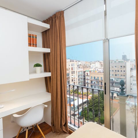 Take in sweeping views over the rooftops of Barcelona