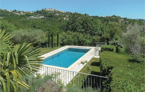 Swim in the private pool to cool off in the heat