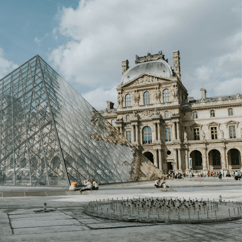 Wander over to the Louvre and admire the artwork