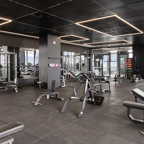 Have a good workout in the state-of-the-art gym 