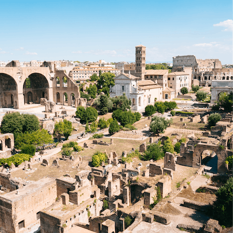 Explore the rustic history of the Roman Forum