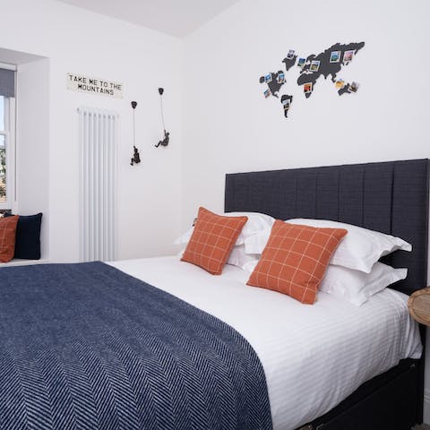 Sleep soundly in supremely comfortable bedrooms