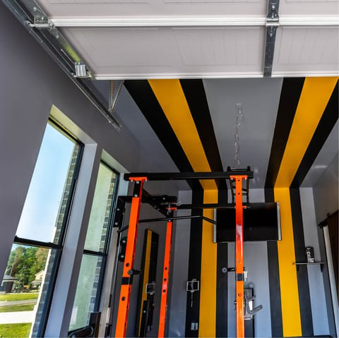 Work up a sweat in the fully equipped on-site gym