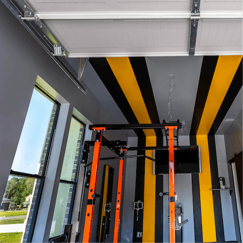Work up a sweat in the fully equipped on-site gym