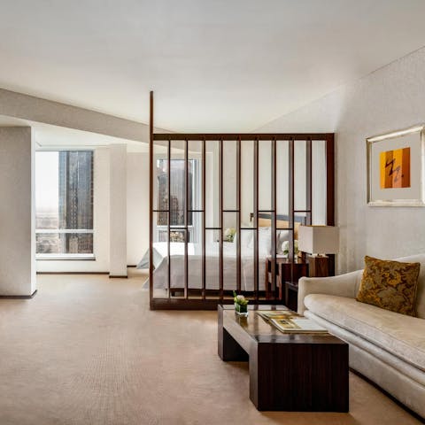 Feel inspired by the views and enjoy the lightness of city living