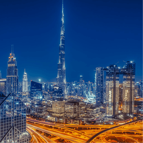 Take advantage of all that Dubai offers, including the Dubai Hills Mall, a seven-minute ride away
