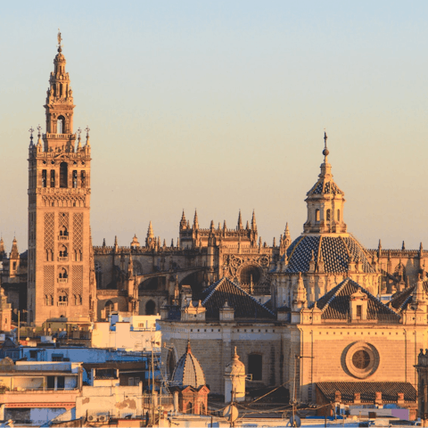Stroll through the historic centre to admire Catedral de Sevilla
