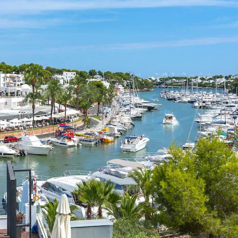 Wander around Cala d'Or marina – just a short stroll away