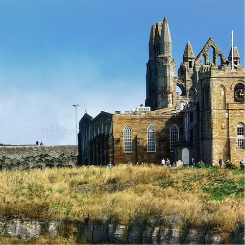 Take a refreshing walk along the coastline to the gothic Abbey – just twenty–minutes away