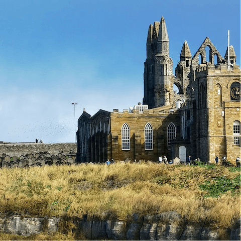 Take a refreshing walk along the coastline to the gothic Abbey – just twenty–minutes away