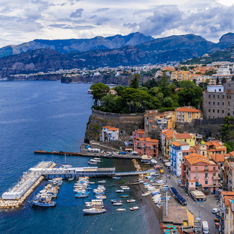 Stroll to Sorrento's vibrant seafront – just ten-minutes away