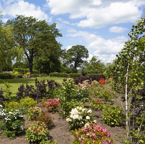 Take a stroll around the beautiful gardens