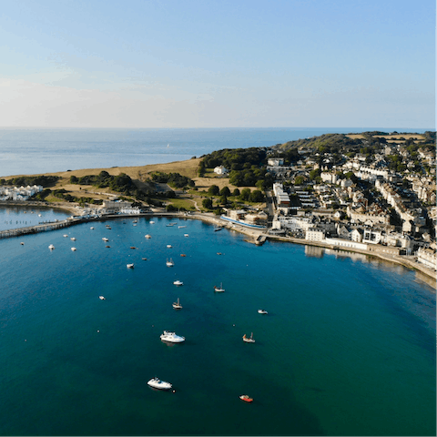 Explore Swanage, including the Victorian pier