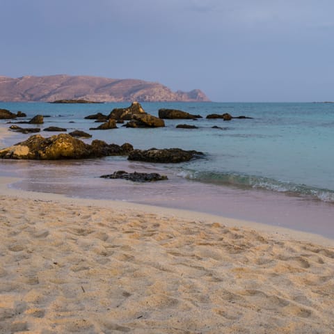 Stroll the sands of stunning beaches just a three-minute walk from your door