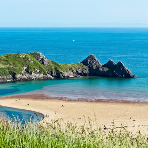 Spend the day at Abersoch Harbour Beach – it's a thirteen-minute walk away