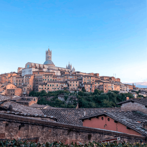 Explore the beautiful Tuscan city of Siena, with historical architecture and great sightseeing