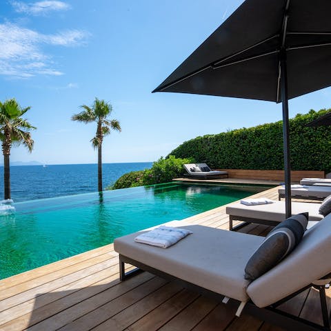 Make sea gazing from the infinity pool the only firm plan for the day