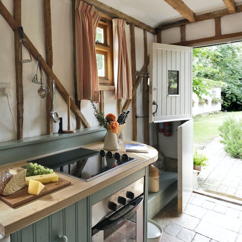 Cook up a storm in the country-style kitchen – it has everything you'll need