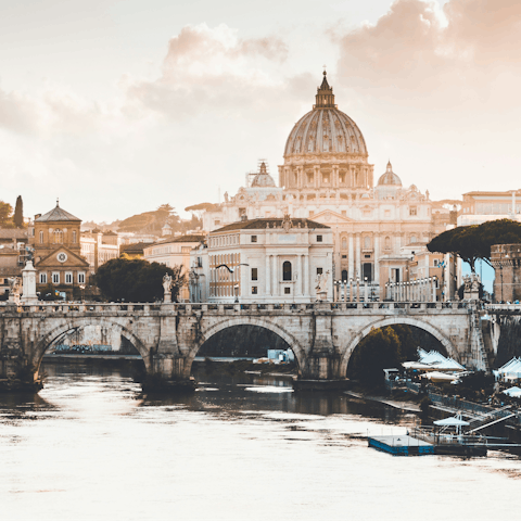 Begin your Roman Holiday with a stroll to the Vatican 