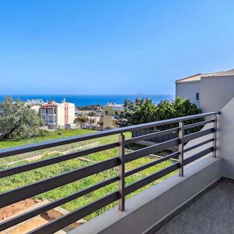 Step out onto the private balcony with your morning coffee enjoy the views and fresh air