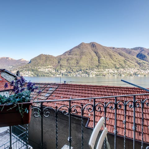 Spectacular views of Lake Como