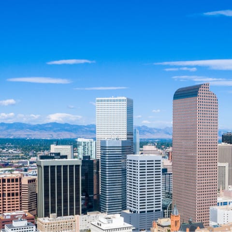 Explore the heights of Downtown Denver for the afternoon, five minutes away by car
