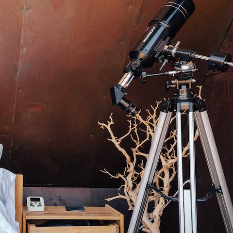 Do some serious star-gazing with your hi-tech telescope