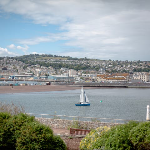 Eat fish and chips in Torquay – it's a sixteen-minute drive