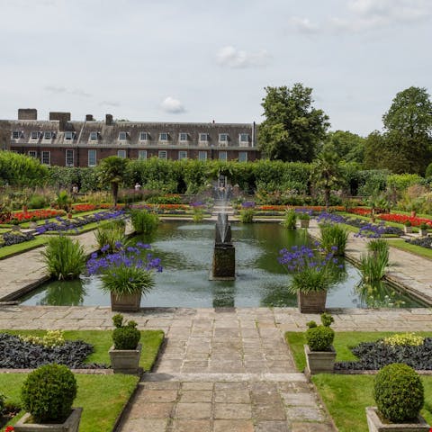 Stroll through beautiful Kensington Gardens, also a ten-minute stroll from your door