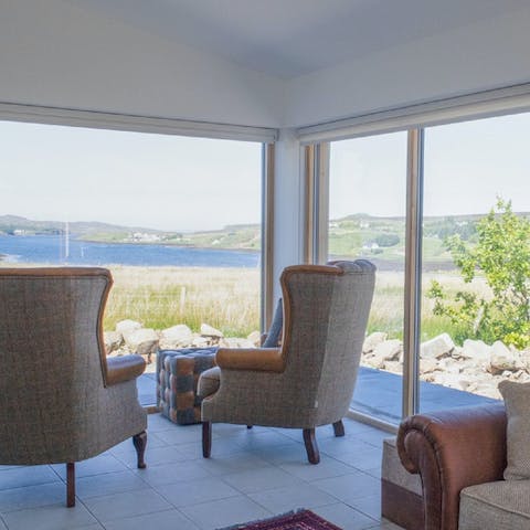 Immerse yourself in the views of the lake