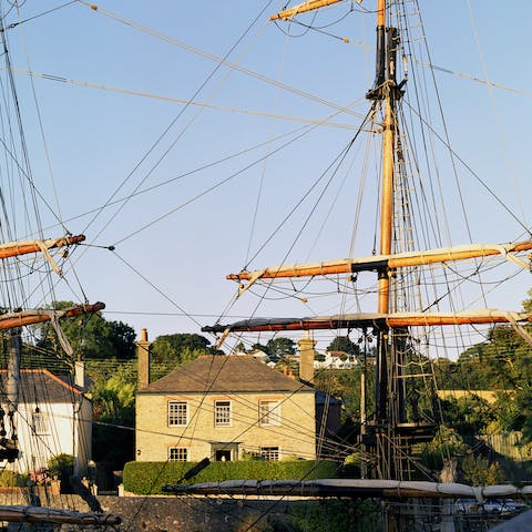 Discover the UNESCO harbour village of Charlestown from this unique home 
