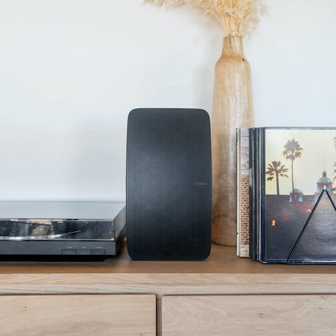 Put an album on the record player and sing along with your favourite tracks
