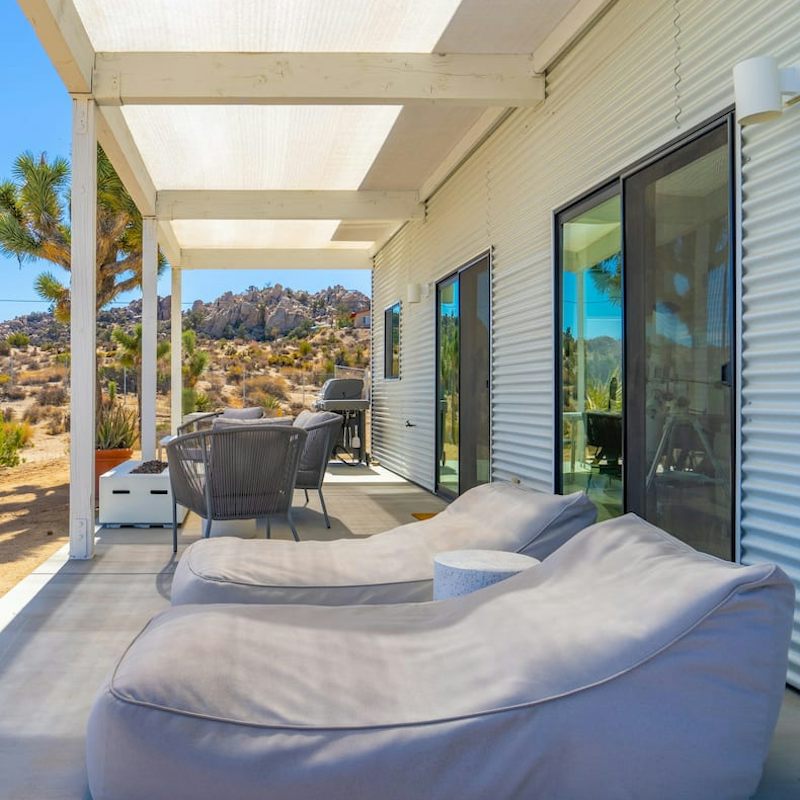 Kick back on the squashy loungers and relax in the glorious sunshine