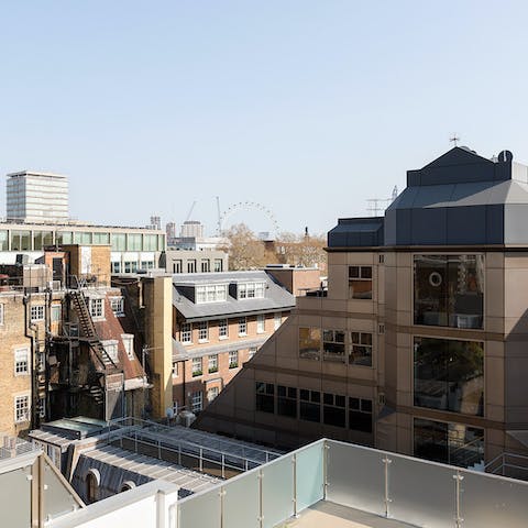 Try to spot the London Eye from your city-centre viewpoint